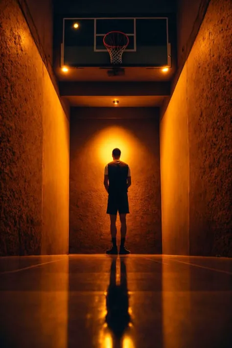 Ultrarealistic portrait photograph of insignificant a basketball_player. Thomas Mitchell in a hot Holographic dungeon,
(by Svetlin Yosifov, Nakaji Yasui), RAW photo, hyper real photo, ultrarealistic uhd faces, 8k uhd, dslr, soft lighting, high quality, film grain, photographed on AgfaPhoto DC-733i  Hyperfocal, [[[by Sonia Delaunay, Moebius, H.P. Lovecraft, Ilya Ostroukhov]]], [tremendous Sigilkore, English Major],
dithering, [pantone], film grain, negative space, subtle gradients,  hyper-realistic, colorgraded, volumetric lighting, [[volumetric fog, moist]], shallow depth of field, reflections, absurdres, [brutalism, constructivism], Cinematic film still, 1600dpi, [[vivid colors]]