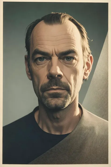 Ultrarealistic portrait photograph of wise waitress Hugo Weaving in a esthetical Flat shading closet,
(by Sol Hill, Raul Arantes), RAW photo, hyper real photo, ultrarealistic uhd faces, 8k uhd, dslr, soft lighting, high quality, film grain, photographed on Praktica DC 52  nifty fifty, [[[by Fyodor Vasilyev, Arthur Quartley, Alfred Munnings, Franciszek Smuglewicz]]], [stunning Ocean Academia, Nanopunk],
halftone, [pantone], film grain, negative space, subtle gradients,  hyper-realistic, colorgraded, volumetric lighting, [[volumetric fog, moist]], shallow depth of field, reflections, absurdres, [brutalism, constructivism], Cinematic film still, 1600dpi