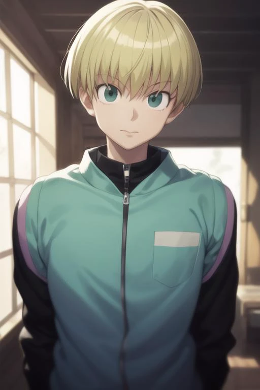 masterpiece, best quality, high quality, 1boy, solo, male focus, looking at viewer, upper body, <lora:shalnark:0.70>, shalnark