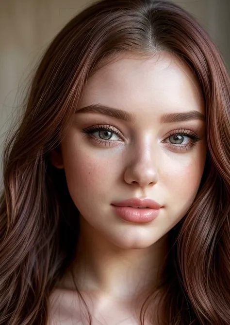 Close up of S203_AleksandraGirskaya, detailed eyes, detailed lips, extremely photogenic girl, blush, textured skin, (photorealistic:1.2), (warm colors, 8k, high quality, shot on Fujifilm X-T4, 85mm f1.2), <lora:epiCRealismHelper:0.99>, <lora:add_detail:0.8>