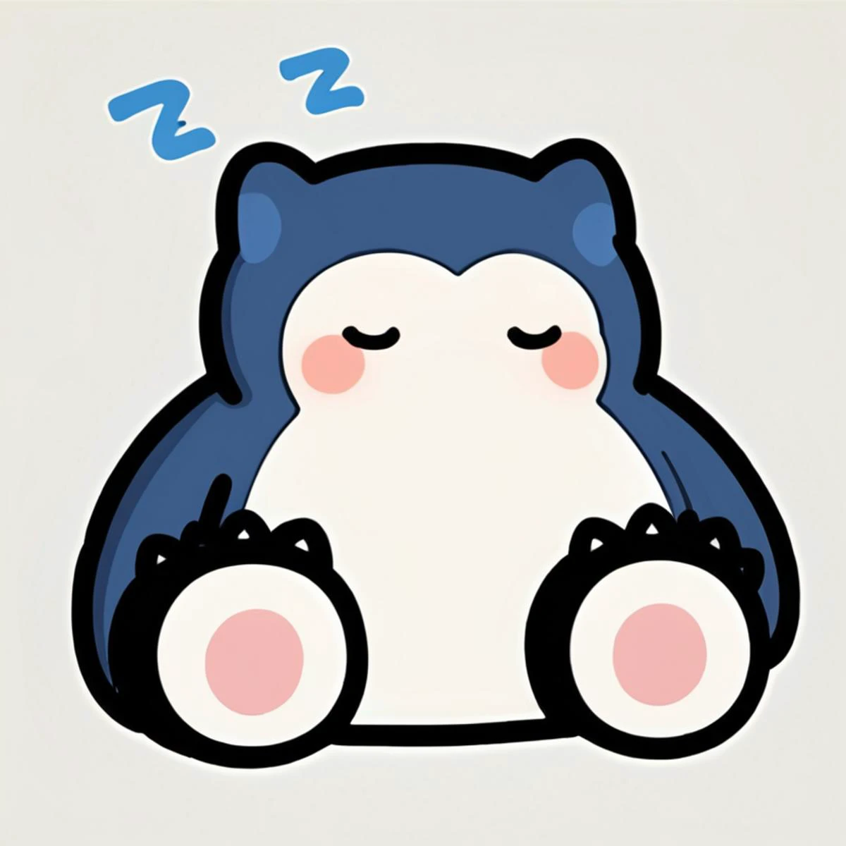 masterpiece,best quality,highly detailed,score_9,score_8_up,score_7_up,score_6_up,source anime,
BREAK
<lora:SimpleOutlinePony1.0:0.8>,outline,blush,(solid oval eyes:1.2),gradient background,
snorlax,sleeping,zzz,sitting,closed eyes,