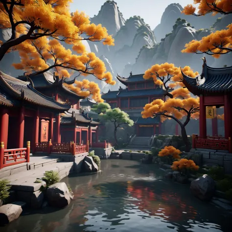 , HD,cg,Chinese CG scene,unreal 5 engine,