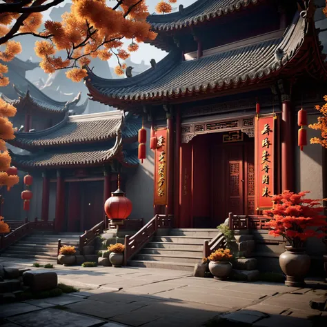 , HD,cg,Chinese CG scene,unreal 5 engine,