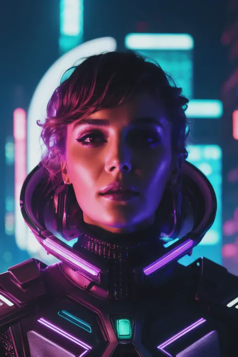 hde in cyber neon lighting, futurism, intricate futuristic jewelry accessories, cyberpunk glossy white latex turtleneck, hyper photorealistic, crispy quality, digital photography, trending in artstation, trending in pinterest, cinematic, 4 k ultra hd, art by pascal blanche, art by greg rutkowski,<lyco:HandeErcel-RealVision-V1.0:1.0>,