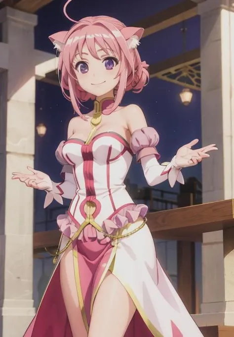 <lora:Dog Days:0.8>, Millhiore_Biscotti, smirk, (gorgeous, beautiful, enchanting:1.3)