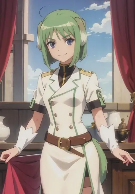 <lora:Dog Days:0.8>, Eclair_Martinozzi, smirk, (gorgeous, beautiful, enchanting:1.3)