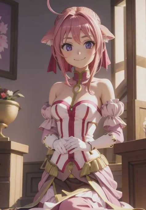 <lora:Dog Days:0.8>, Millhiore_Biscotti, smirk, (gorgeous, beautiful, enchanting:1.3)