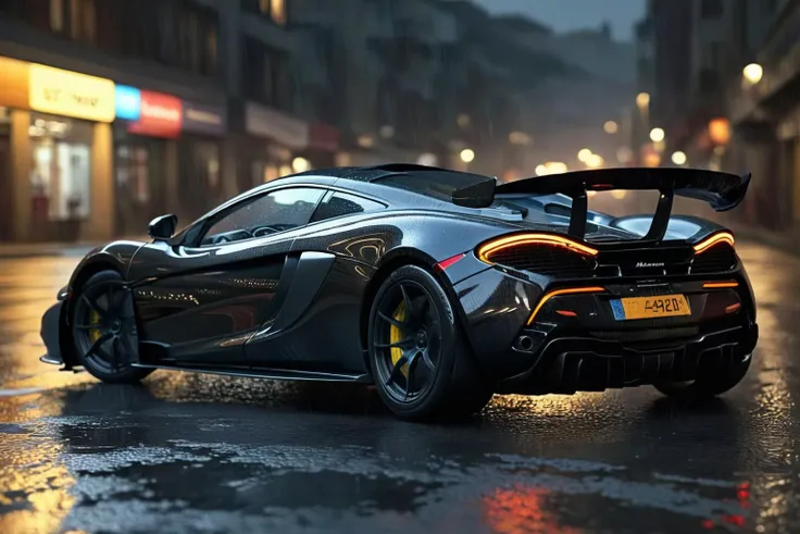 <lora:CarbonFIberXLv1:0.8>,carbonfiber,
A McLaren,made of carbon fiber,on a busy street,headlights come on,a topless girl is bent over the side of the car,facing the driver,hips up,dynamic lighting,dynamic pose,motion blur,professional photography,heavy rain,neon,unreal engine,octane render,surface reflection,