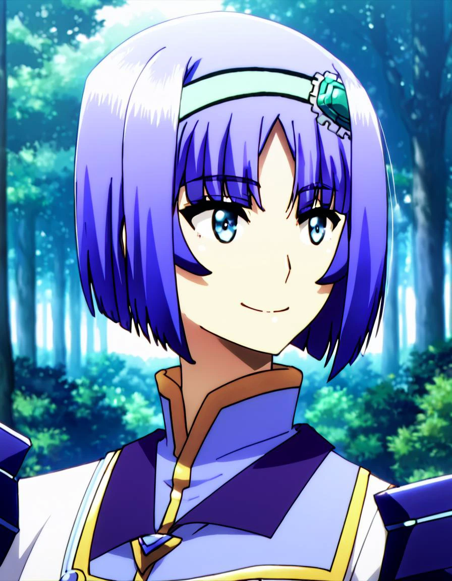 score_9, score_8_up, score_7_up, score_6_up, score_5_up, score_4_up, , Annerose , soft smile, walking, forest, portrait