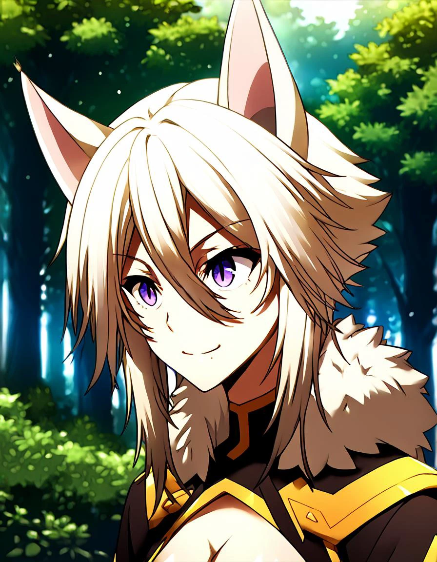 score_9, score_8_up, score_7_up, score_6_up, score_5_up, score_4_up, , Zeta , soft smile, walking, forest, portrait