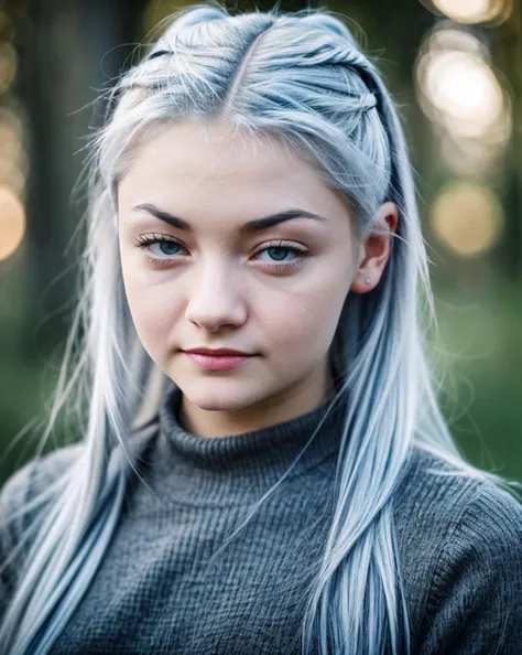 photo of Ol1v14D3v1n3_HM-140, a woman, perfect hair, (modern photo), wearing long sweater and slacks, 20mm medium telephoto (analog, cinematic, film grain:1.3), Crystalline Planet, Planet of shimmering structures reflecting vibrant colors., detailed eyes, professional pose, (epiCPhoto), (looking at viewer:1.1), (cinematic shot:1.3), (natural style lighting), <lora:add_detail:0.5>