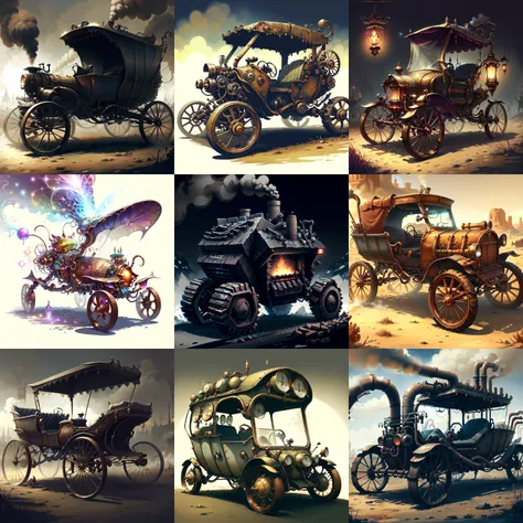 <lyco:SteamPunkBundleV3:.9> steampunkai  buggy, detailed, intricate