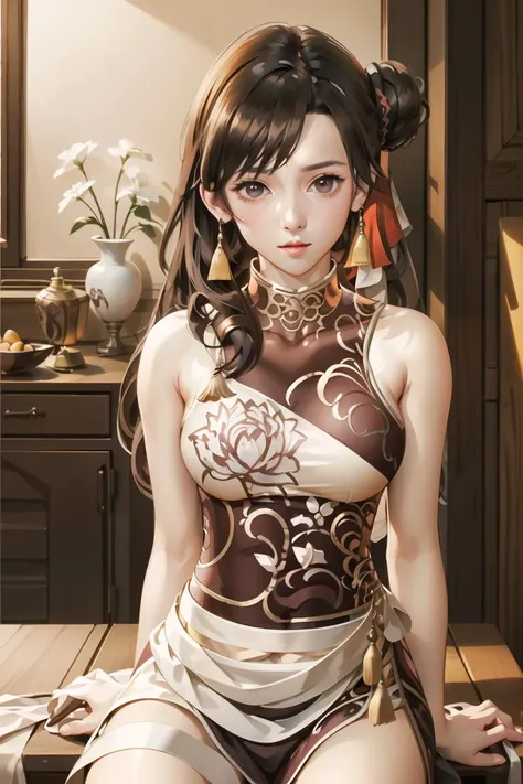 masterpiece, <lora:1zgame_xinlantie_v2:0.9>,xinlantie\(1zgame\), 1girl, solo, breasts,
martial arts style,chinese_clothes,dress,chinese style,oil painting,sitting,eating
