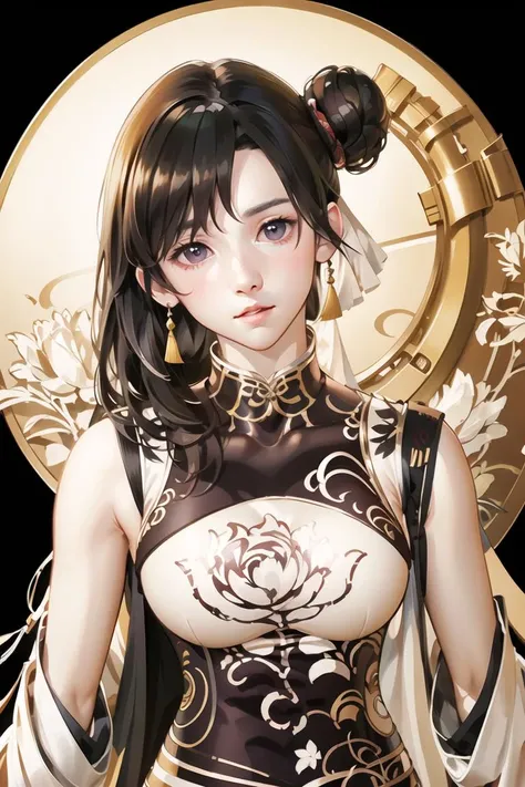 masterpiece, <lora:1zgame_xinlantie_v2:0.9>,xinlantie\(1zgame\), 1girl, solo, breasts,chinese_clothes,dress,chinese style, <lora:WuMo2:1>,(fluttered detailed ink splashs), (illustration),beautifully painted,highly detailed,(denoising:0.7),[splash ink],yin yang ,dramatic angle,((colorful)),[sketch]