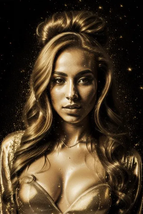 painting of a beautiful 25 year old Brazilian woman with red hair, by Gold_Glitter <lora:Gold_Glitter:1.0>, (high detailed skin:1.2), 8k uhd, dslr, soft lighting, high quality, modelshoot style