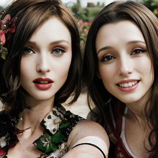 2 girls, blurry background, selfie, flower garden in background ADDCOMM
1girl, solo, portrait, ((sophie)), beautiful, glamour, smile, glamour <lora:Sophie_Ellis-Bextor:1> ADDCOL
1girl, solo, portrait, ((shawneesmith)), beautiful, smile, medium hair, smile, glamour <lora:Shawnee_Smith:1>