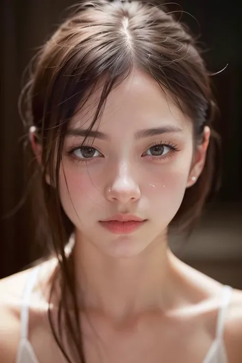 dressed, (photo realistic:1.4), (hyper realistic:1.4), (realistic:1.3),
(smoother lighting:1.05), (increase cinematic lighting quality:0.9), 32K,
1girl,20yo girl, realistic lighting, backlighting, light on face, ray trace, (brightening light:1.2), (Increase quality:1.4),
(best quality real texture skin:1.4), finely detailed eyes, finely detailed face, finely quality eyes,
(tired and sleepy and satisfied:0.0), face closeup, t-shirts,
(Increase body line mood:1.1), (Increase skin texture beauty:1.1)
<lora:sd-No.181-000014:0.5>