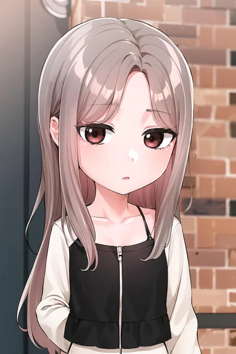 <lora:Han Nari:0.8> fw.nari, standing, looking at viewer, -_-, chibi:1.2