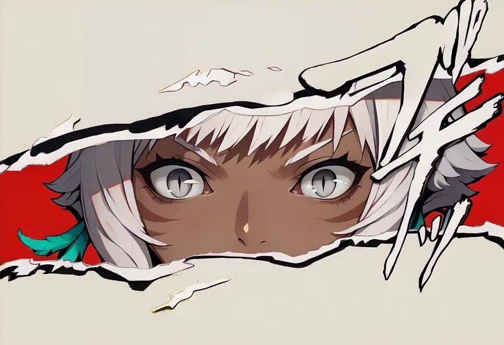 score_9, score_7_up BREAK  incrspersonacutinxl, close-up, simple background, shtla, dark-skinned female, slit pupils, whisker markings, short hair, animal ears, grey eyes, white hair, feather earrings <lora:PersonaCutIn_XLPD_V2:1.1> <lora:YshtolaRhulPDXL_V1-Manityro-CAME:1>