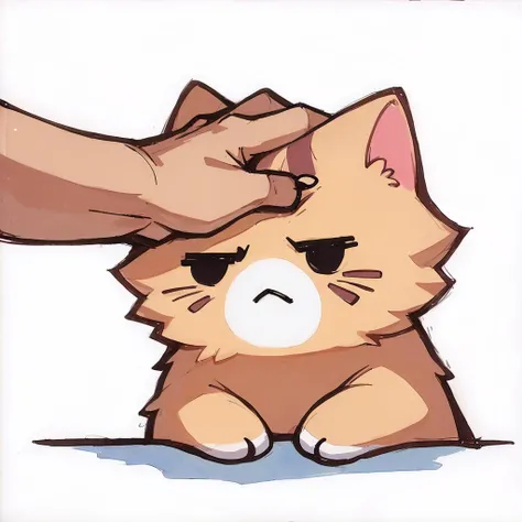 score_9, score_8_up,score_7_up, source_ anime, simple background,white background,traditional art,animal focus, no humans, nekoemoji, cat ears, flaoting hand,getting headpets,
<lora:discord_nekonekonekone_ponyXL:1>