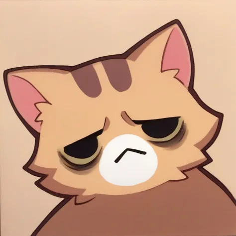 score_9, score_8_up,score_7_up, source_ anime, simple background,traditional art, <lora:discord_nekonekonekone_ponyXL:1>,animal focus, no humans, nekoemoji, looking down, bags under eyes, cat ears,
<lora:Traditional_art_v4_USENEG:-0.75>