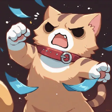 score_9, score_8_up,score_7_up, source_ anime, <lora:discord_nekonekonekone_ponyXL:1>,animal focus, no humans, nekoemoji,cat,cat ears, punching viewer