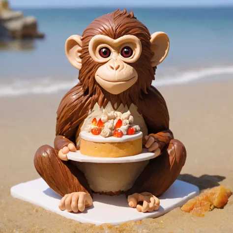 monkey baker, cake, in the beach, dungeons and dragons, highly detailed <lora:dungeons_and_dragons_xl_v2:1>