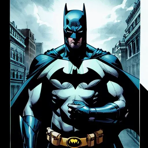 batman, upper body, detailed, sharp, HD, HDR, best quality, best resolution, 2D, colored Graphic Novel illustration, cross hatching, by Phil Noto and Todd Mcfarlane