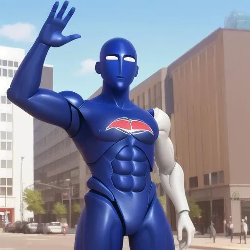 <lora:pepsiman:1> pepsiman, 1boy, pepsi,