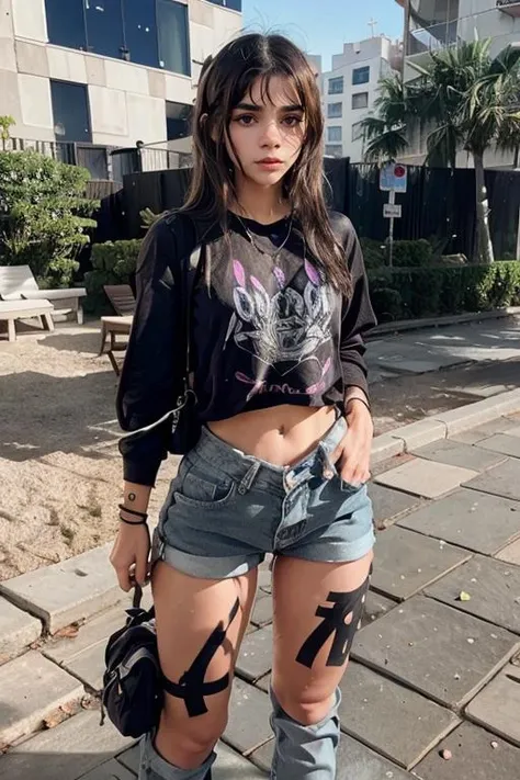 1girl, standing pose <lora:Alana@:1>
