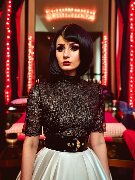 cinematic photo an exquisite portrait photograph, 85mm medium format photo of ((ohwx woman)) with a classy hairstyle <lora:Tweetney_SD15_v1.0:1> Tweetney, classy makeup, symmetrical, rule of thirds, . 85mm photograph, film, bokeh, professional, 4k, highly detailed