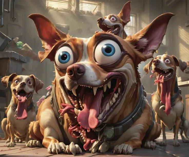 Jeune fille expressions ahegao, bave, et tire la langue
