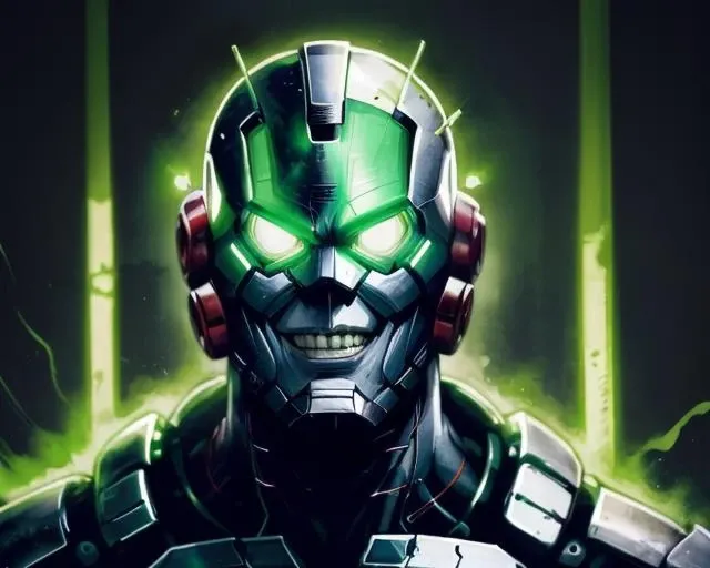 masterpiece,absurdres,best quality,cropped,portrait of a smiling cybermutant man with glowing green tubes,<lora:Fleshmutant15V2:1>