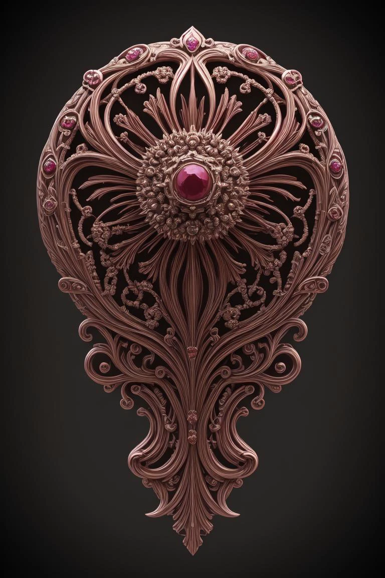 breathtaking no humans, hdr, beautifully detailed, elaborate crest,smooth surface, reflective surface, (ruby:1.4), dynamic lighting, subsurface scattering, <lora:CGShield_V1:0.2> CGShield_V1, <lora:lcm-lora-sdv1-5:0.7>, masterpiece, award-winning, professional, highly detailed
