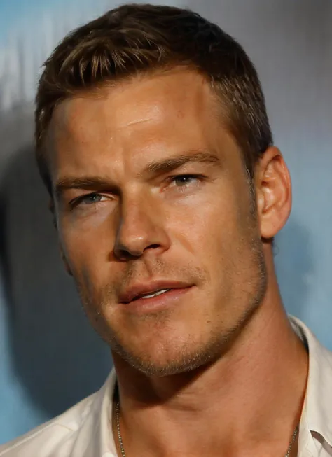 portrait of sks person <lyco:locon_alanritchson_v1_from_v1_64_32:1.0>, epic (photo, studio lighting, hard light, sony a7, 50 mm, matte skin, pores, colors, hyperdetailed, hyperrealistic),  <lora:Elixir:0.8>,  <lora:epi_noiseoffset2:1>,  <lora:more_details:0.7>,  <lora:Addams:1>, <lyco:locon_perfecteyes_v1_from_v1_64_32:1.0>