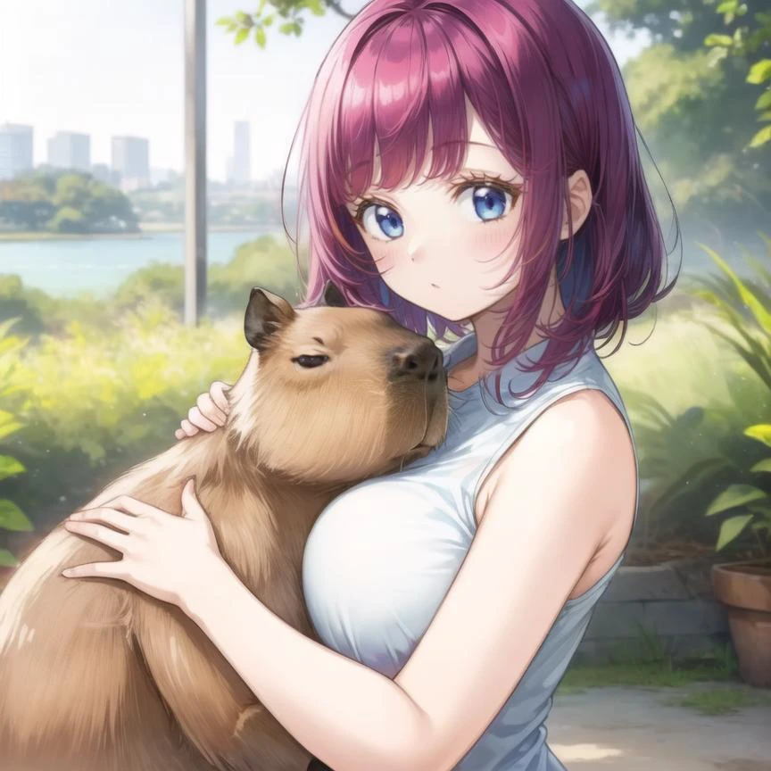 <lora:add_brightness:0.5><lora:add_detail:0.5> <lora:capi:1> <lora:breasts_smother_v0.1:1>1girl,capybara, breast smother, masterpiece, best quality, highly detailed