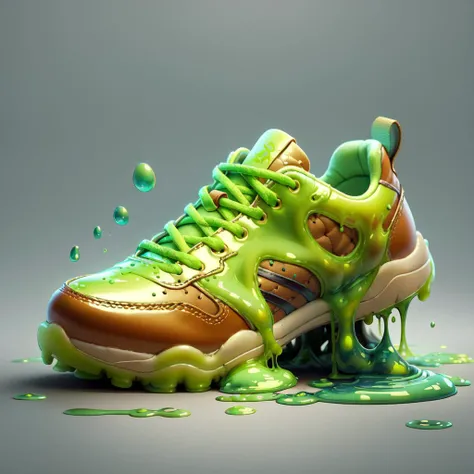 <lora:GreenSlimeAI:.8>, GreenSlimeAI shoes