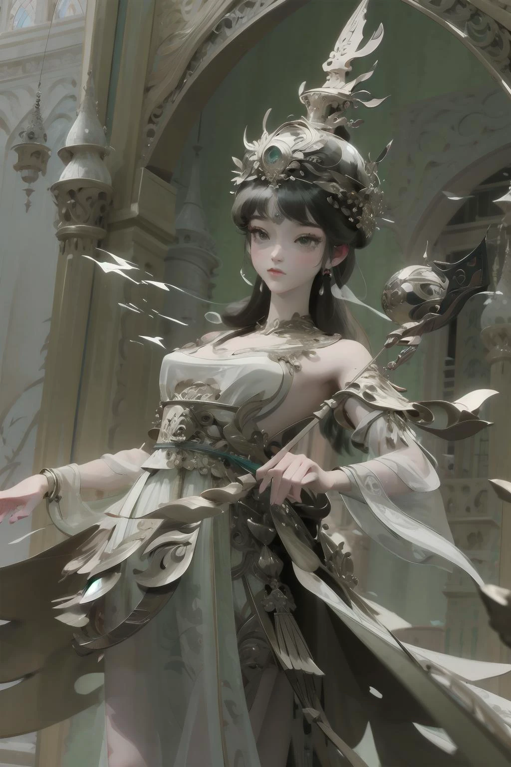 a princess. overalldetail-detail_++_-_overall_detail . baghdad 950AD. <lora:hipoly_3dcg_v7-epoch:1>. <lora:IvoryGoldAIv2:0.7> .