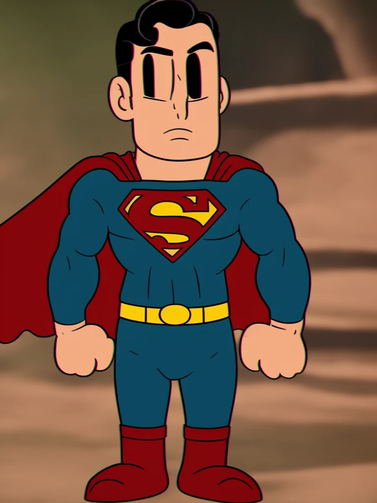 cbzbb black and white ocds style of a close portrait of superman , fleischer studios, high detailed, 4k