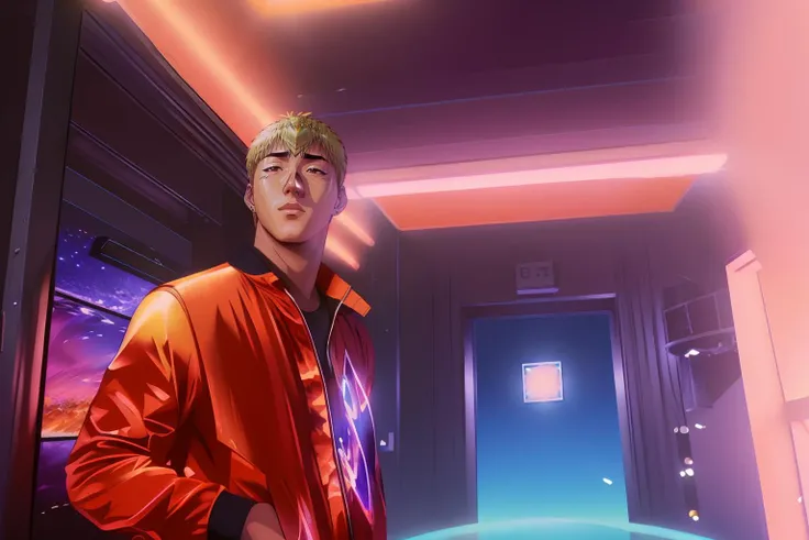 DVD Screengrab, Photorealistic, Cinematography, Hyper-Detailed, Scene Cinematic Lighting, Hyper-Resolution, ONIZUKA <lora:ONIZUKA:1>, highly detailed, centered, solid color background, digital painting, artstation, concept art, smooth, sharp focus, illustration, artgerm, anime, manga