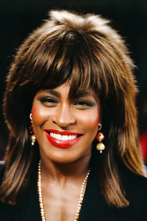 <lora:TinaTurner_SD15_PPS_v1.0-000004:.9> 
a Realistic Full Format (portrait:1.1) Photo of a Tina Turner TinaTurner with long hair style, (((close-up headshot))) Beautiful, Detailed face, Perfect eyes, (highly detailed skin:1.1), perfect body, best quality, Modelshoot style, Wearing a 
White beaded jacket and pants   designed by Alexander McQueen   Boho chic       Intricate beading, cropped jacket with fringe details, flared pants with beaded tassels,
Professional Photography, Photorealistic, standing in a performance stage background, blurred background, RAW, beauty photo style, sharp focus, absurdres, DSLR, highest quality,  shot on a Hasselblad 500CM, retro, award winning, masterpiece, happy512,