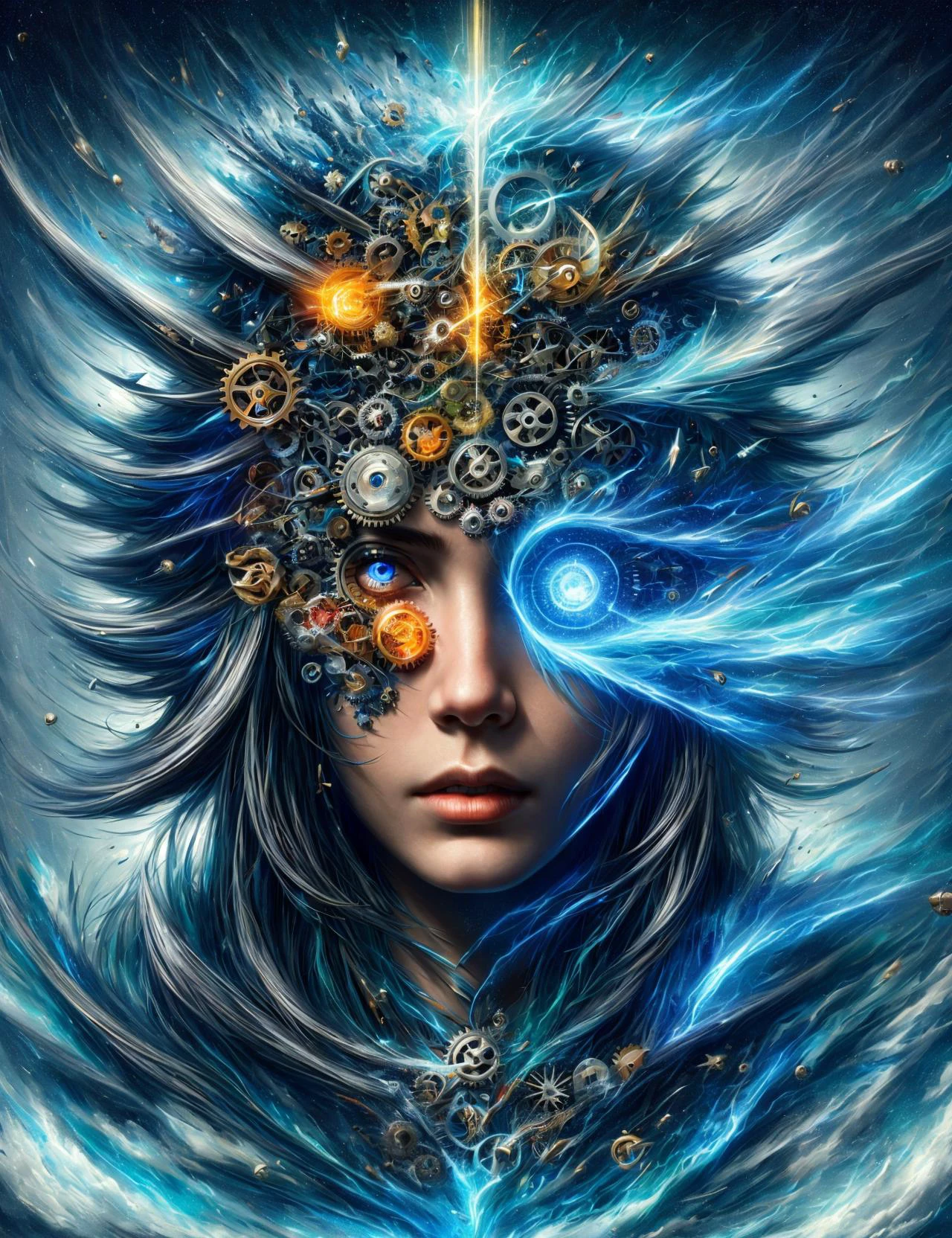 masterpiece, awesome quality, hyper detailed, DonMFma force illuminated realms of the mind, <lora:DonMFma-000006:1>