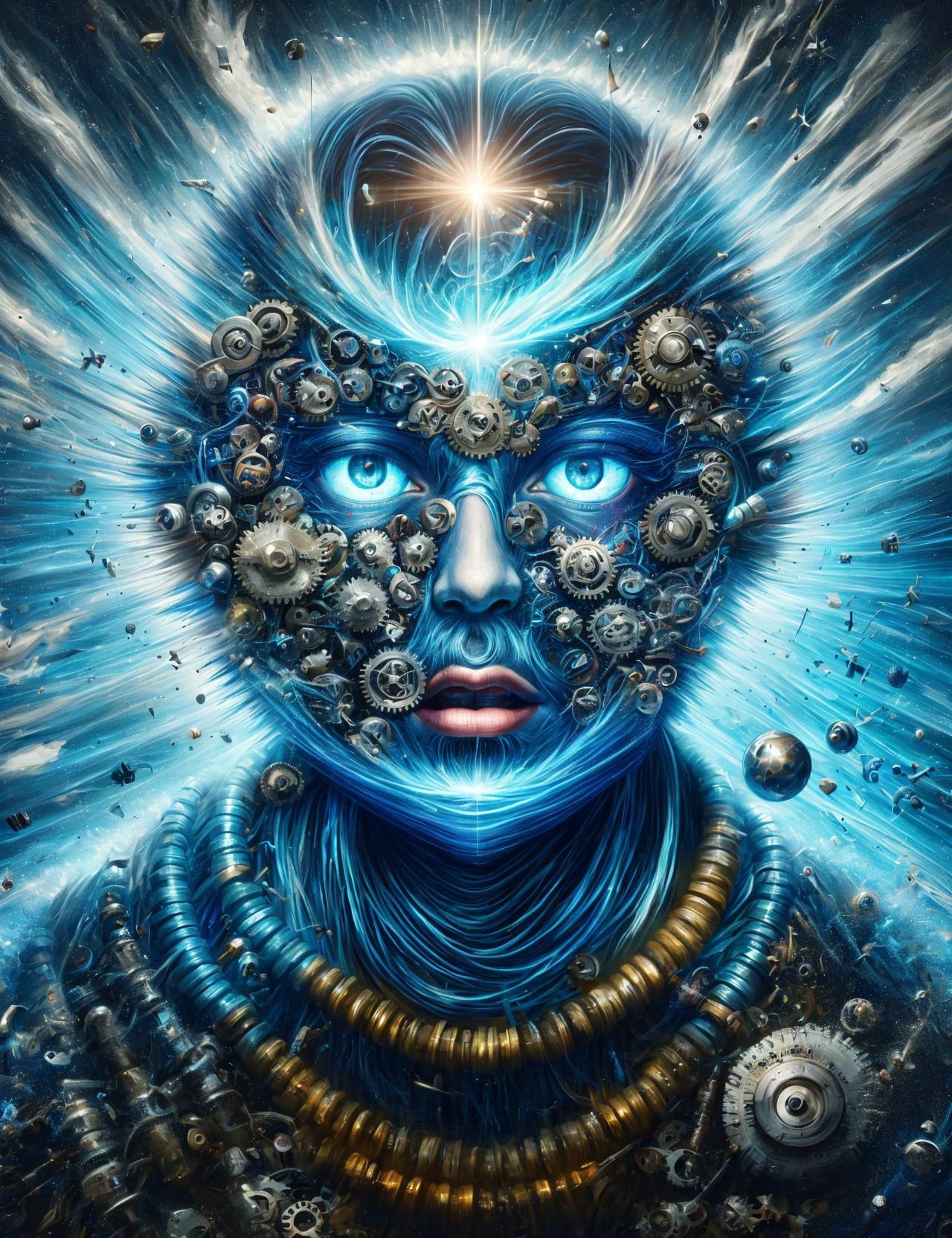 masterpiece, awesome quality, hyper detailed, DonMFma force emotion, psychosis, self-esteem, long-term potentiation (ltp), computational,critical, <lora:DonMFma-000006:1>
