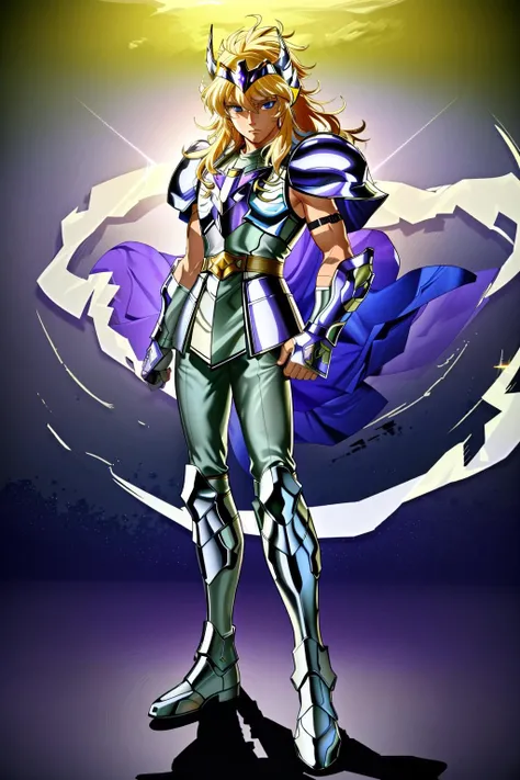 <lora:zzhyogacygnuszz_v1:1>
masterpiece, highly detailed photorealistic 8k raw photo, best cinematic quality, volumetric lighting and shadows, sunday lighting
1boy, armor, belt, blonde hair, blue eyes, boots, fingerless gloves, full body, gauntlets, helmet, male focus, retro artstyle, solo, zzhyogacygnuszz (Close-up:1.2)
(gradient background:1.2)
