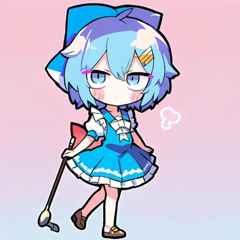 <lora:926:1>,chibi\(style\),cirno