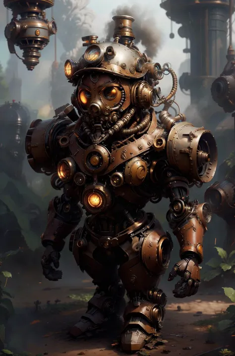 (masterpiece, best quality), intricate details,
<lora:FINAL Robort:0.8> robort, robot, pistons, gears, steampunk, <lora:m0nst3rfy3(0.5-1)M:0.8> m0nst3rfy, <lora:SteamPunkAI:0.8> steampunkai, cogpunkai, bag, belt puch, cabbie hat, corset, gloves, pouch, shoulder bag, thigh holster, thigh strap, boots, suspenders, wristband, steampunk,