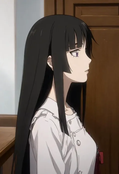 {safe:1.10}, best quality, masterpiece, highres, solo, {isayama_yomi_gareizero:0.90}, profile, from_side, upper_body