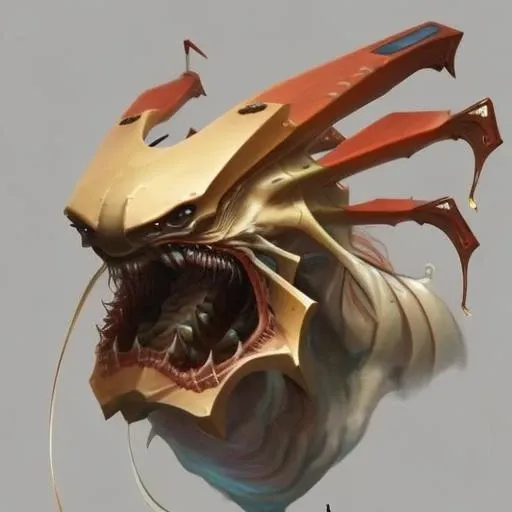 evang, creature concept art, Concept Art, Digital Art, trending on Artstation