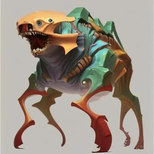 evang, creature concept art, Concept Art, Digital Art, trending on Artstation