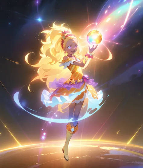 orange
floating,solo
,(soccer:1.1),explosion,
(outdoors,:1.1) ,(happy, smile,;d:1.1)
(fantasy,:1.2) (colorful luminescence planet growing neon:1.3) ()
(galaxy:1.2),( sun,:1.2) prominence
( holographic:1.1)(hologram,:1.3)(neon:1.1)
(starry sky:1.2), light particles, ,(glowing, transparent background,:1.3)<lora:glowing:-1> <lora:transparent:-1>
<lora:AmamiyaElena_V2-E10_(StarTwinklePrecure):0.8> curesol, tan, star hair ornament, hairband, earrings, purple choker, orange dress, wrist cuffs, pouch, star (symbol), knee boots,